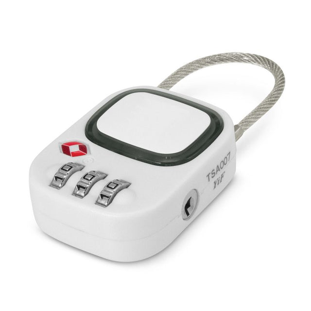 Set of 3 TSA-approved black combination locks for secure luggage travel, featuring a stylish and compact design.