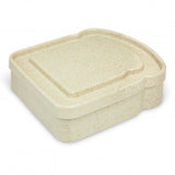 Eco-friendly sandwich box set of 24, made from bamboo and BPA-free polypropylene, with natural finish and easy-open lid.