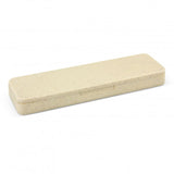 Eco-friendly Natura Stationery Set with 24 natural pencil cases, ruler, pencils, sharpener, and pen for sustainable use.