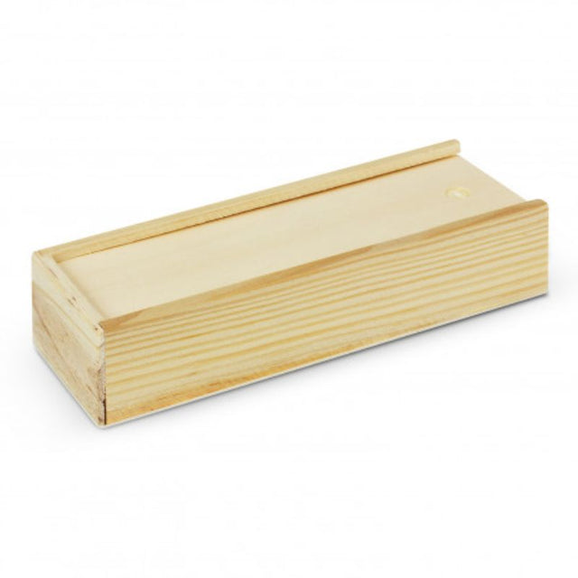Natural wooden dominoes set of 24 in a sliding lid box, perfect for family game nights and enhancing cognitive skills.