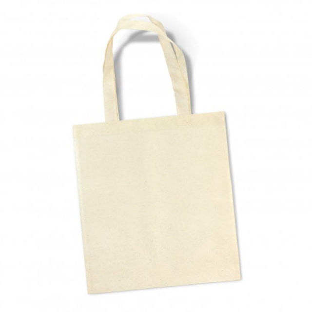 Eco-friendly Viva Natural Look Tote Bag set of 12 in natural finish, 42cm tall, with long shoulder straps for convenience.