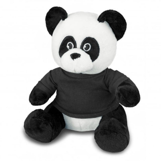 Set of 3 adorable black and white panda plush toys, perfect for cuddling and imaginative play at 210mm tall.