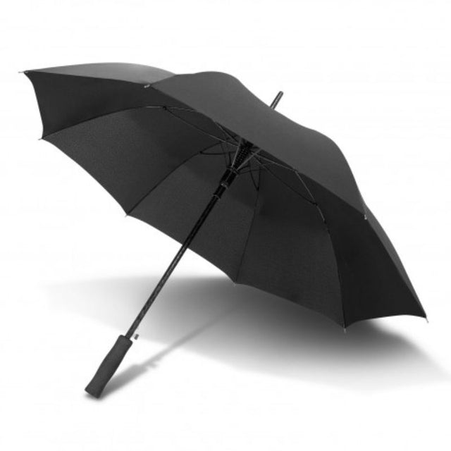 Set of 3 Cirrus Black umbrellas, 59cm automatic, durable pongee canopy, fiberglass frame, soft grip, stylish and portable.