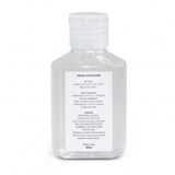 Set of 24 clear hand sanitiser gel bottles (60ml) with flip cap, kills 99.9% of germs, perfect for on-the-go hygiene.