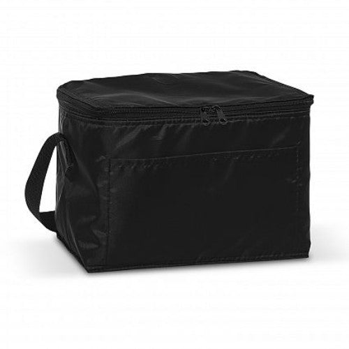 Black Alaska Cooler Bag pack of 10, 4.2L, insulated for keeping food and drinks cool, with zip closure and carry handle.
