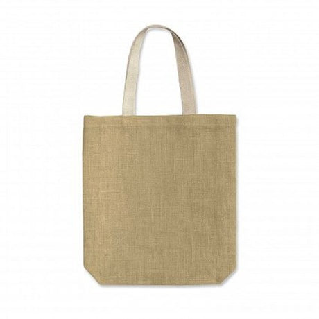 Natural jute tote bags pack of 10, spacious and eco-friendly with sturdy handles for shopping or picnics.