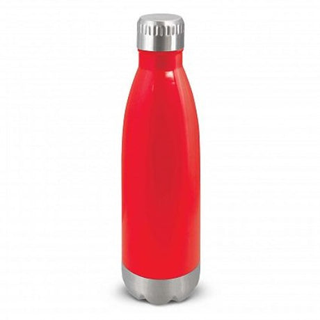 Red Mirage Vacuum Bottle, 500ml, double wall insulated, keeps drinks cold for 24 hours, hot for 12, packaged in a black gift box.