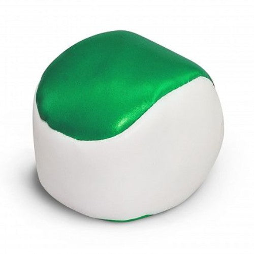 Pack of 20 durable white and green hacky sacks, perfect for games, juggling, and coordination activities.