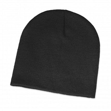 A set of 10 black skull-style beanies made from warm, cozy acrylic fiber, perfect for winter wear and outdoor activities.