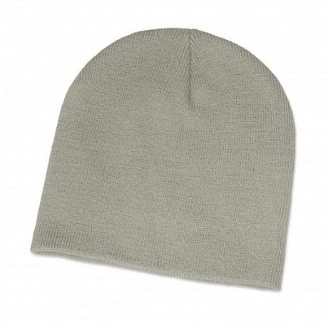 Set of 10 grey Commando beanies, expertly knitted for warmth and style, perfect for winter outings and casual wear.