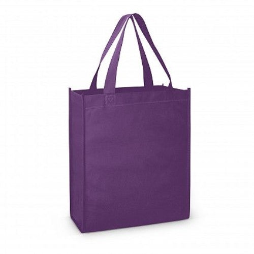 Set of 30 purple Kira A4 tote bags, eco-friendly, lightweight, ideal for carrying documents and books, stylish and reusable.