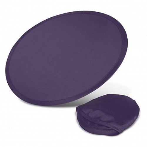 Purple fans with pouches, set of 20, ideal for outdoor events, durable, portable, and customizable for promotions.