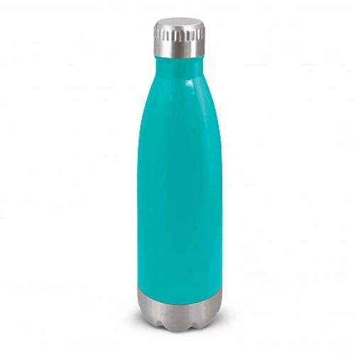 Teal stainless steel drink bottle (700ml) with a secure lid, perfect for stylish hydration on the go.