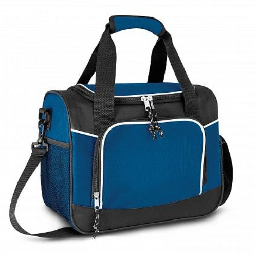 Royal Blue Antarctica Cooler Bag with 9-litre capacity, insulated liner, zippered pocket, and adjustable strap for outdoor fun.
