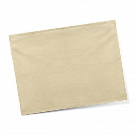 Set of 10 absorbent natural cotton tea towels, 500mm x 660mm, perfect for drying dishes and kitchen tasks.