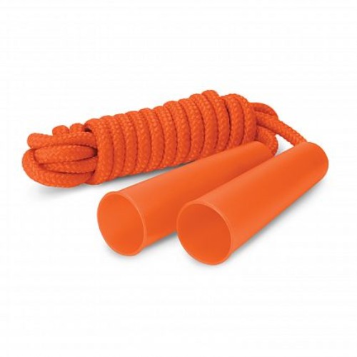 Set of 20 orange Jive skipping ropes with durable 2.6m braided ropes and ergonomic handles for all fitness levels.
