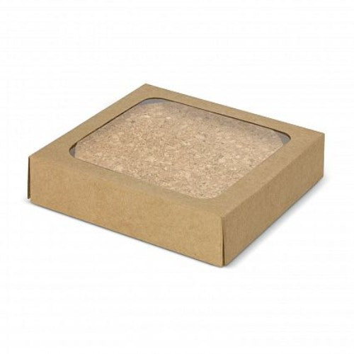 Natural cork round coasters, 100mm wide, eco-friendly design protects surfaces from heat and spills, ideal for any decor.