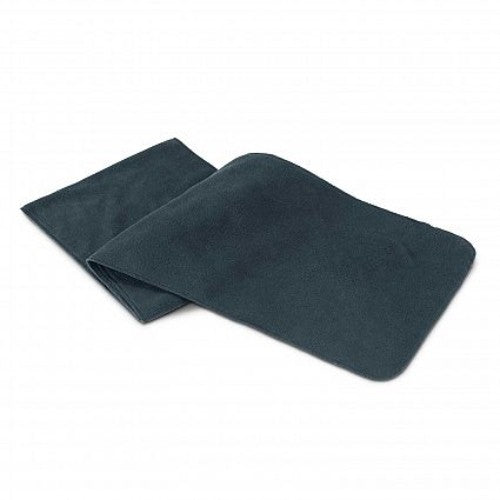 Set of 6 navy fleece scarves, 1650mm x 260mm, warm, durable, and perfect for cold weather and versatile styling.