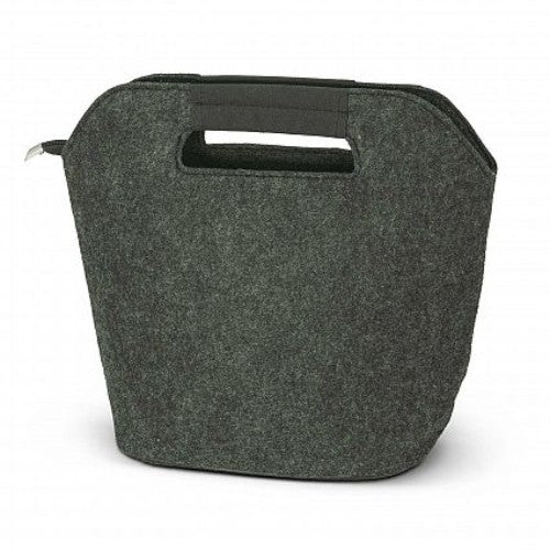 Set of 3 dark grey Virgo cooler bags with aluminum foil insulation for keeping food and drinks chilled on the go.