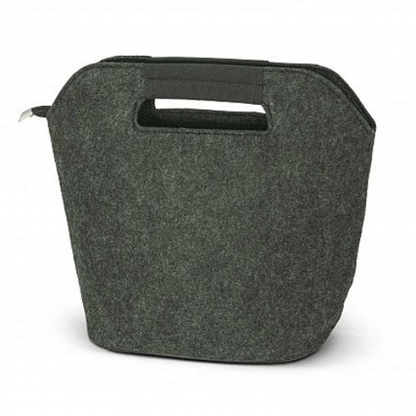 Set of 3 dark grey Virgo cooler bags with aluminum foil insulation for keeping food and drinks chilled on the go.