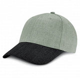 Set of 6 Raptor Premium Caps in light grey and black, featuring adjustable fit, breathable design, and stylish durability.