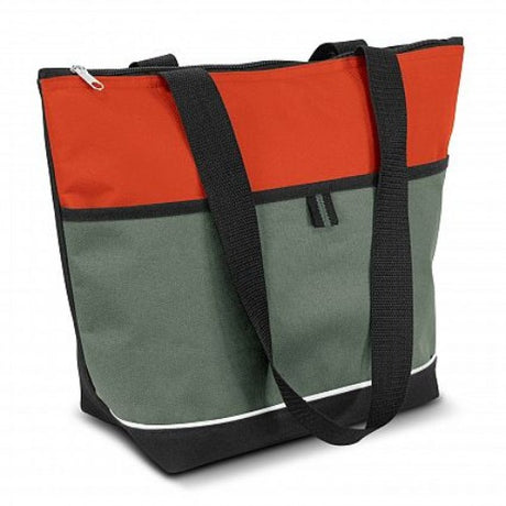 Set of 3 vibrant orange cooler bags, 13L each, with waterproof liners and spacious design for fresh meals on the go.