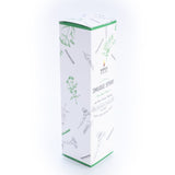 Refreshing 100ml smudge spray combining white sage and peppermint, infused with quartz crystals for purifying your space.