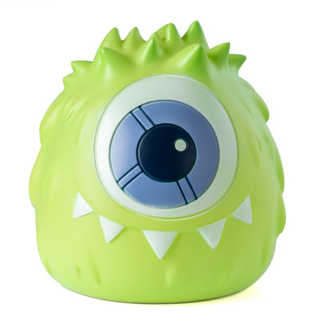 Smoosho's Pals Monsterlings Oli Table Lamp, a 16cm green monster that provides warm light and serves as a playful decor piece.