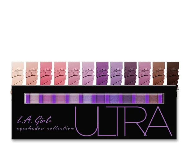 Beauty Brick Eyeshadow - Ultra features four chic palettes with 12 pigmented shades for versatile day and night looks.