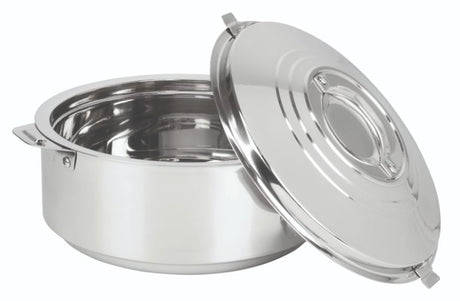 Pyrolux Stainless Steel Food Warmer (2.2L) with double-wall insulation for optimal temperature retention and stylish design.