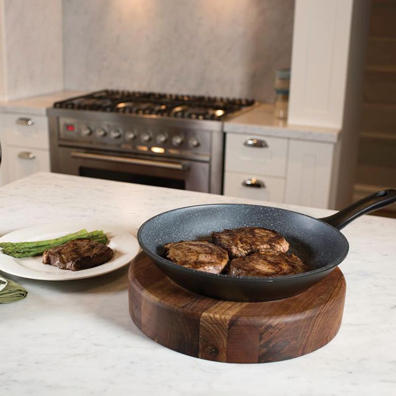 24cm Pyrolux Pyrostone Frypan with non-stick surface, ergonomic handle, ideal for versatile cooking, dishwasher safe.