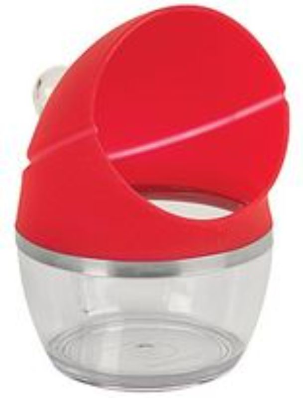 Pop Savor Storage - Prepara Clear with Red Top