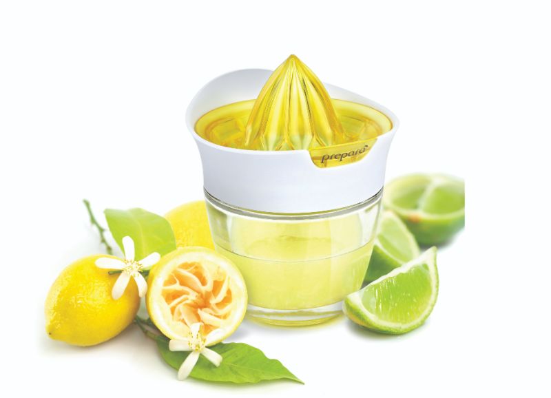 Citrus Juicer with Jar and Lid - Prepara (Yellow)