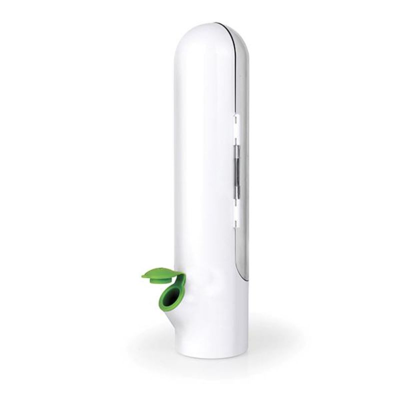 Herb Savor 2.0 by Prepara, a fridge-friendly storage for fresh herbs, extending their life and flavor with user-friendly access.