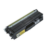 Brother TN446 Yellow Toner Cartridge for laser printers, yields 6,500 pages; enhances color vibrancy and sharpness.