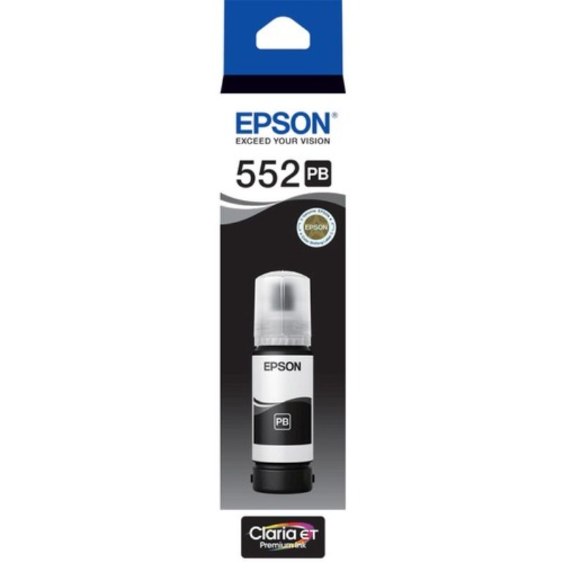 Epson EcoTank T552 Refill Ink Bottle - Inkjet - Photo Black