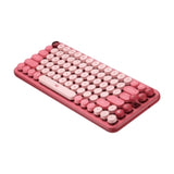 Logitech POP Keys wireless mechanical keyboard in Rose color features emoji keys for fun, tactile typing.