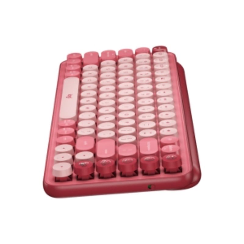 Logitech POP Keys Wireless Mechanical Keyboard With Emoji - Rose