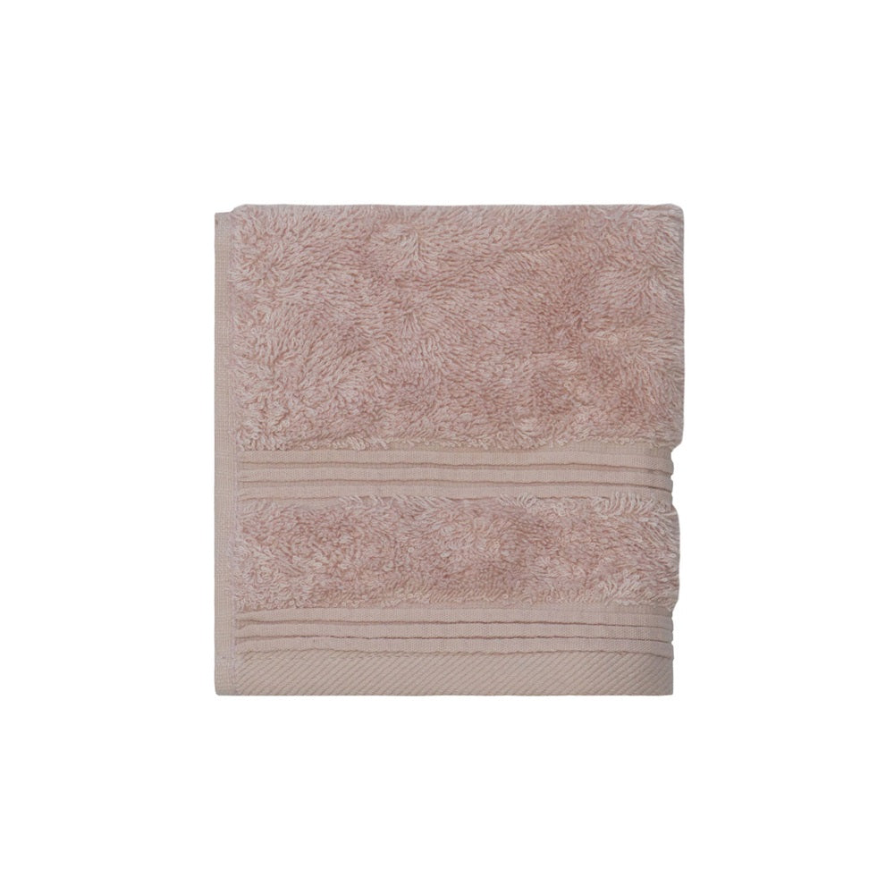 Silky soft pink bamboo face cloth washer, super absorbent and antibacterial, 600gsm.