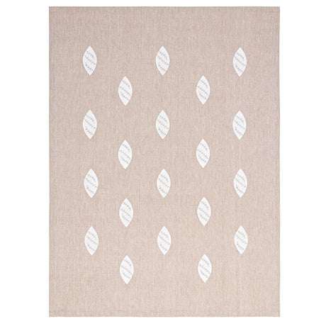 Jul Decs tree tea towel in cotton, featuring a nature-inspired tree pattern, loop for hanging, and measuring 50 x 70cm.