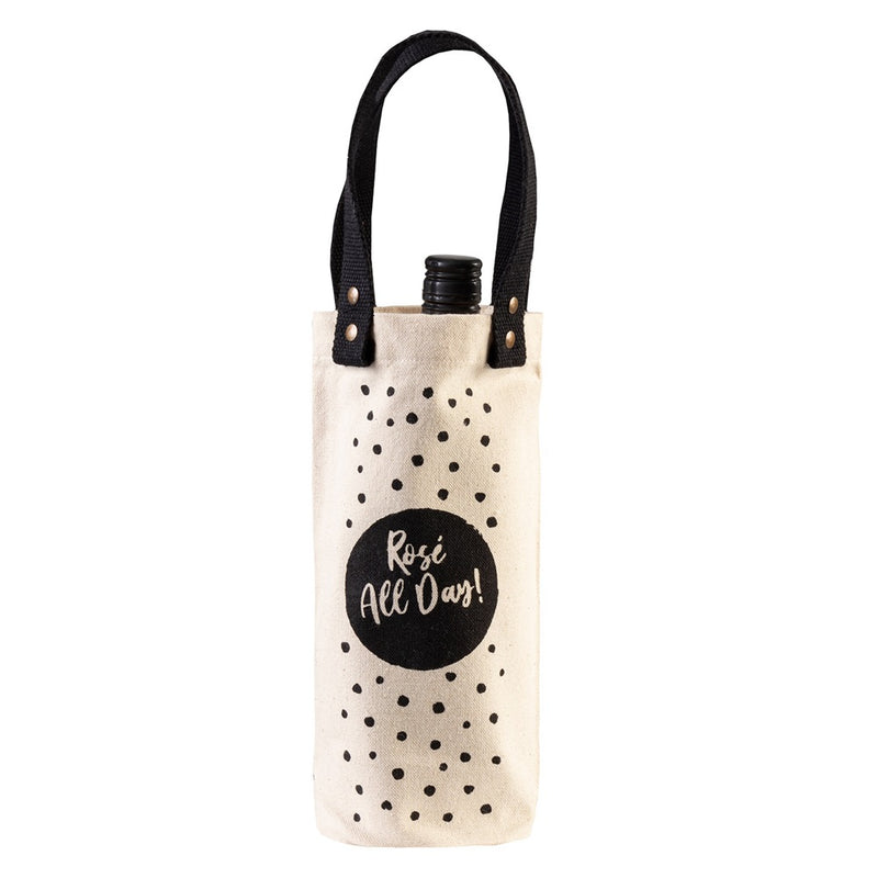 All Day Wine Carrier With Cotton Handle