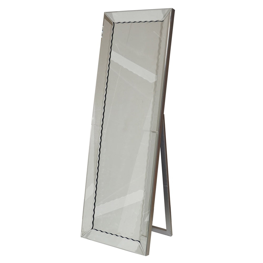 Freestanding cheval mirror measuring 560x1680mm, sturdy and a stylish feature piece for any room.