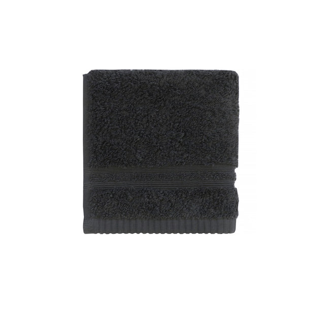 Slate face washer made from 100% Egyptian cotton, measuring 300x300mm, ideal for luxurious daily skin cleansing.