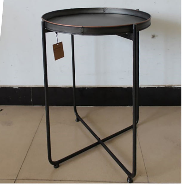 Stylish metal coffee or side table, perfect for any living room; measures 485 x 655mm.