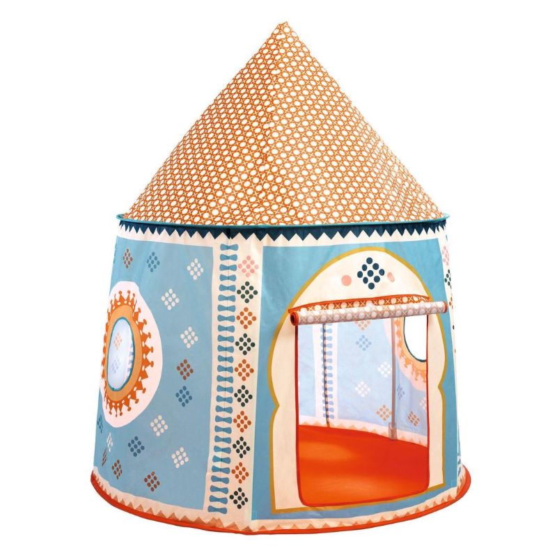 Djeco Oriental Play Tent: a spacious, enchanting hideaway with windows and door for imaginative play and adventures.