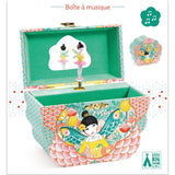 Vintage-inspired Flowery Melody Music Box showcasing floral designs, playing soothing tunes for nostalgic moments.