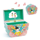 Vintage Flowery Melody Music Box featuring intricate floral designs, soothing melody, and handcrafted elegance for home decor.