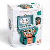 Elegant music box with vintage design, playing serene melodies for a calming, enchanting atmosphere. Perfect gift for music lovers.