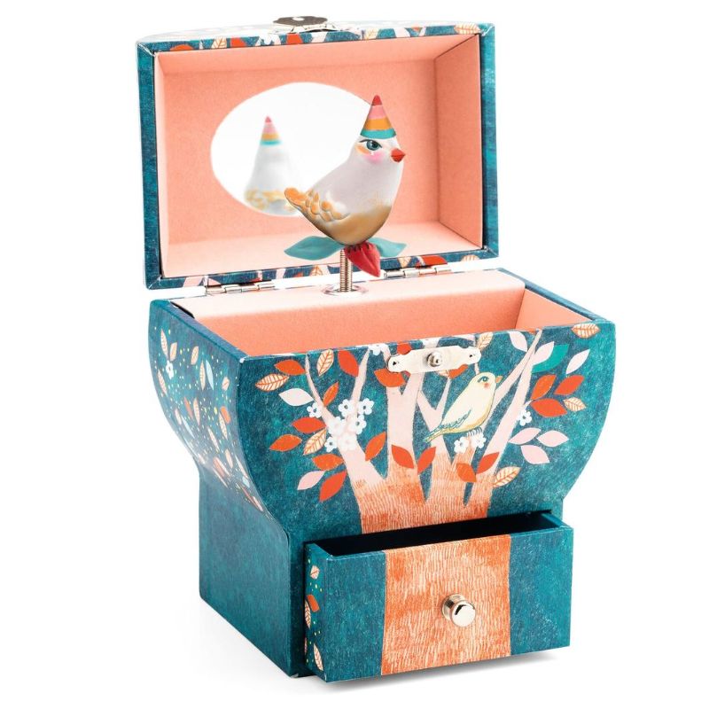 Elegant music box featuring enchanting melodies, vintage charm, and contemporary design, perfect for gifting and decorating.