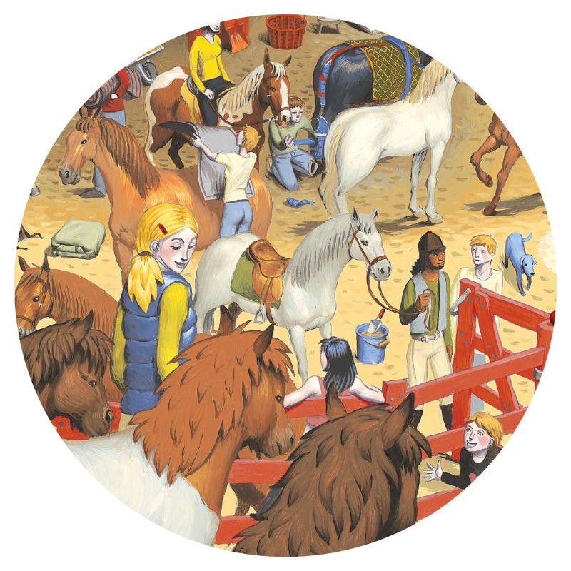 Puzzle - Horse Riding (200pcs) - Djeco